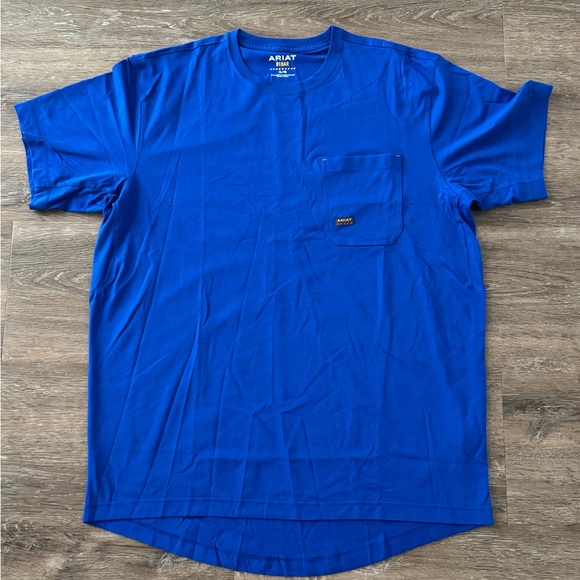 Ariat Other - Ariat Men's Vibrant Blue Short Sleeve Tee